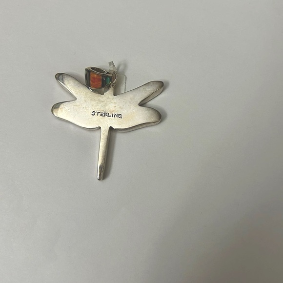 Sterling Silver Dragonfly Pendant - Picture 5 of 7